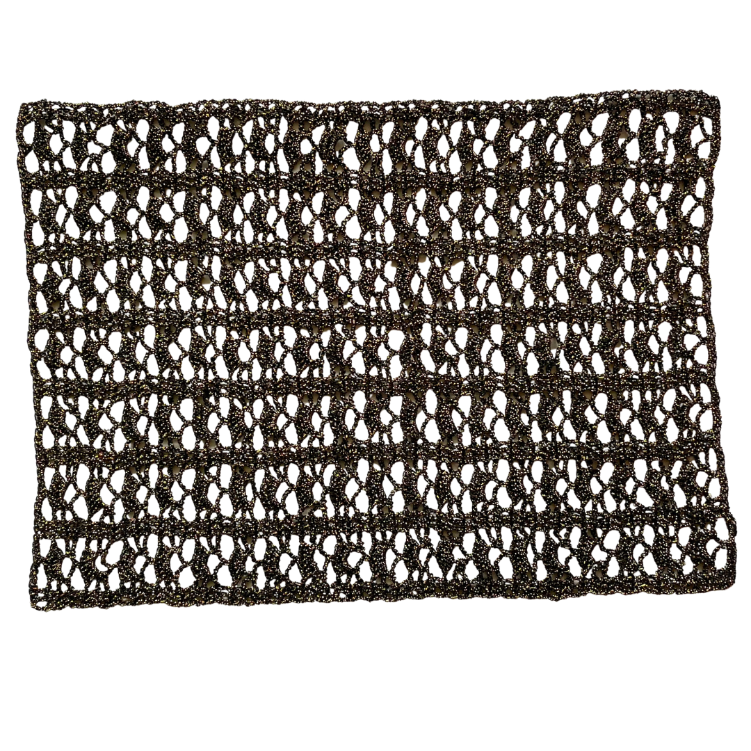 Dining Mat : Black Gold ( Made to Order)