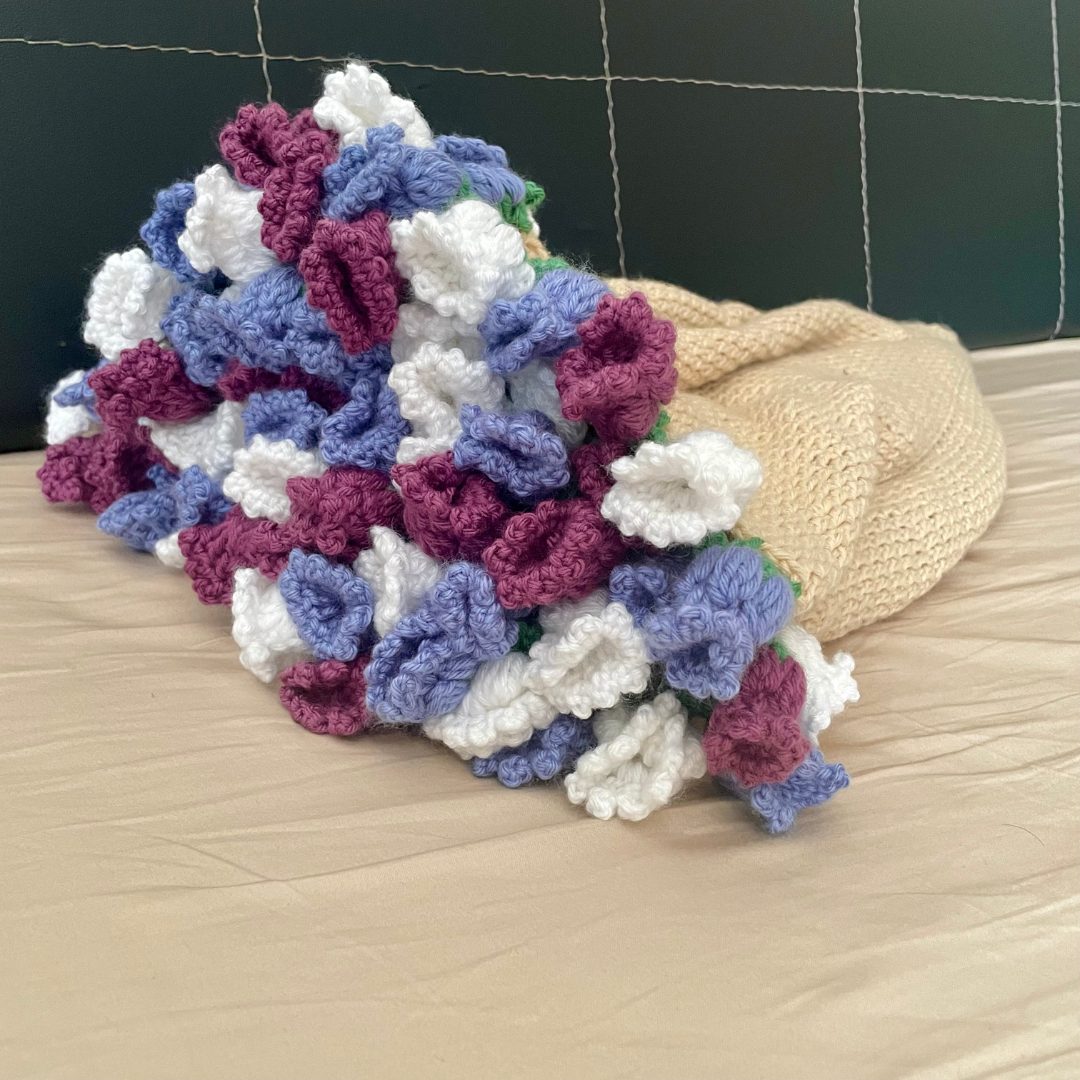 Blush Meadow Throw Blanket