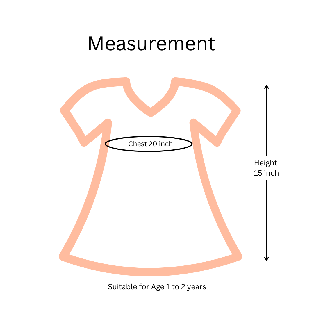 Girls: Frosted Peach Dress