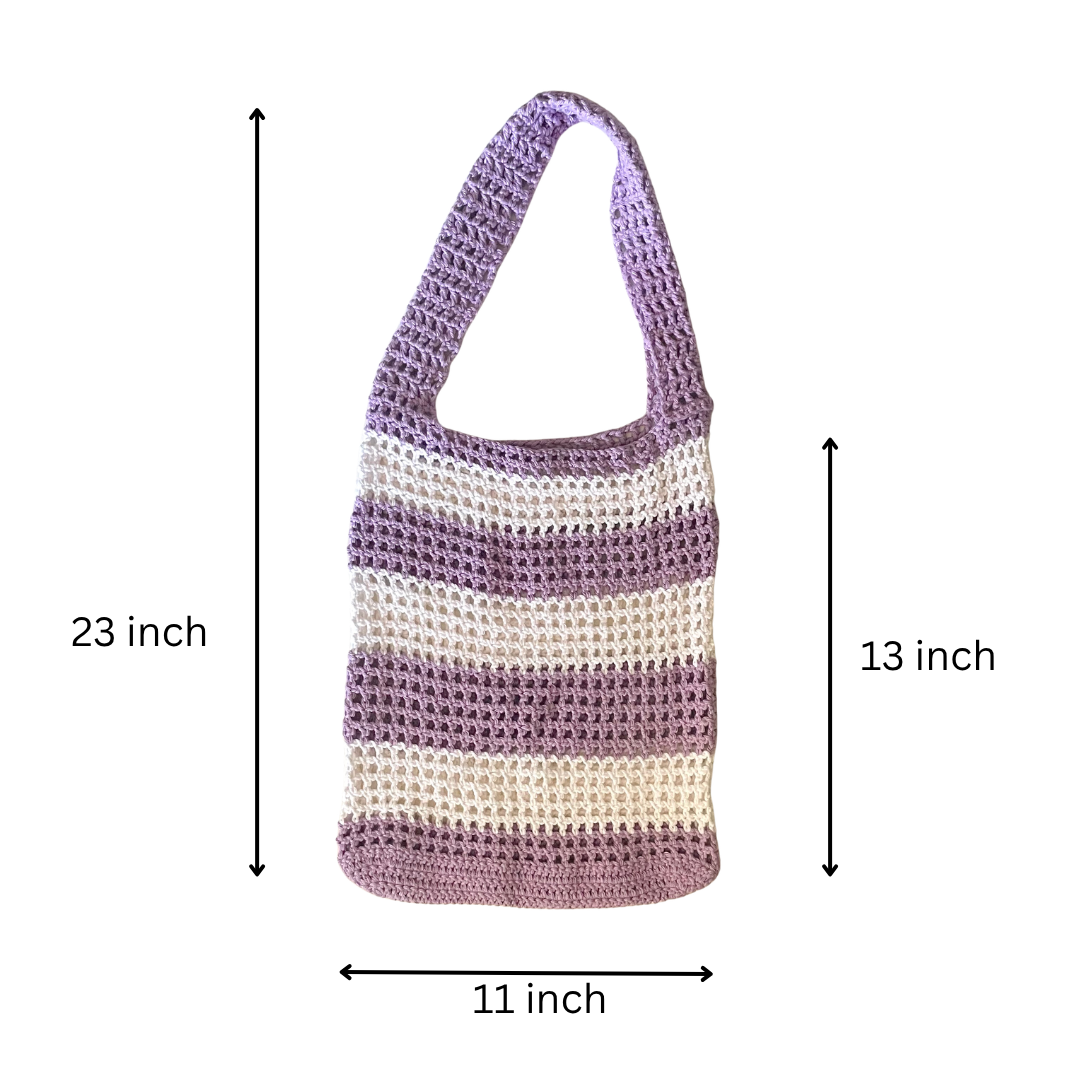Bag : Striped Mesh