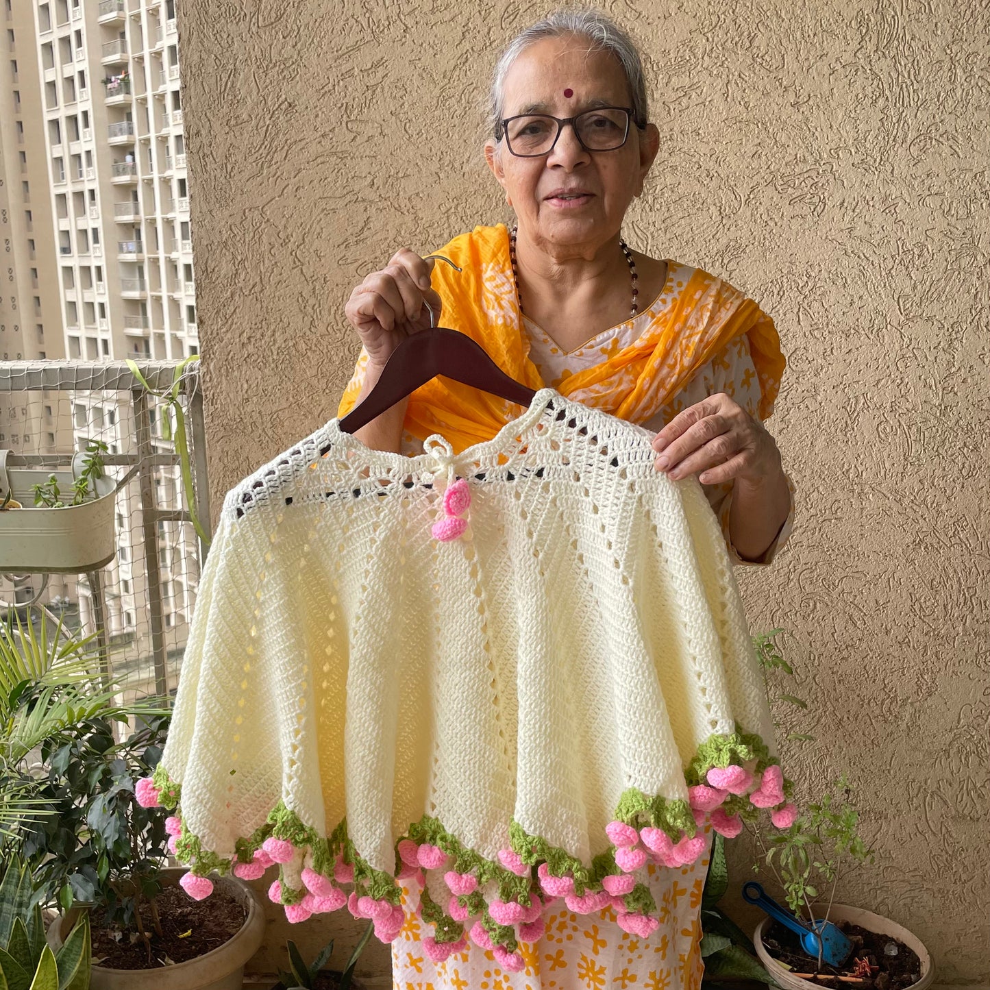 Clothing : Rose Poncho (Made to Order)