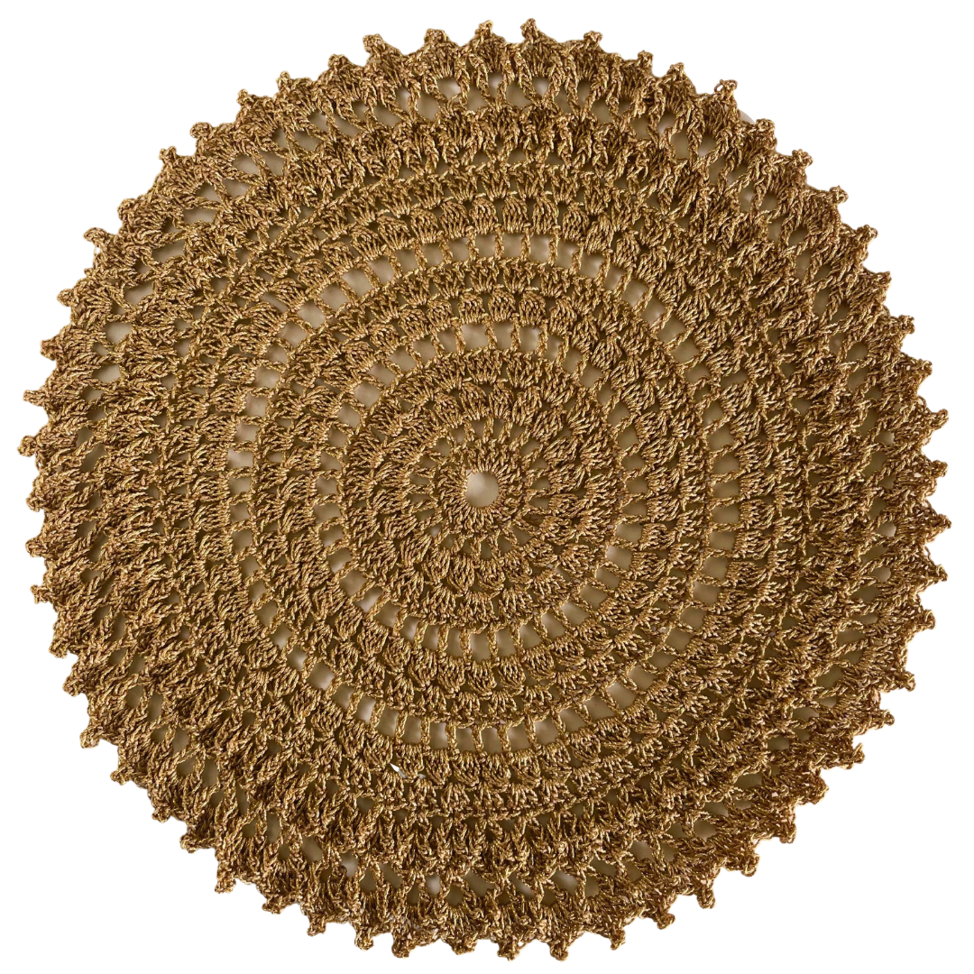 Place Mat : Golden Mandala (Made to Order)