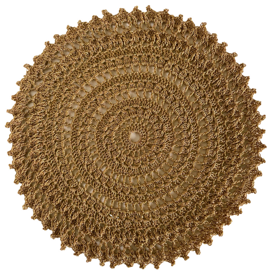 Place Mat : Golden Mandala (Made to Order)