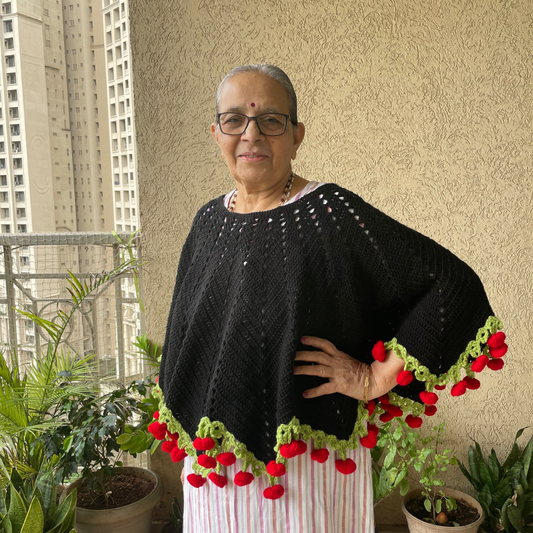 Clothing : Rose Poncho