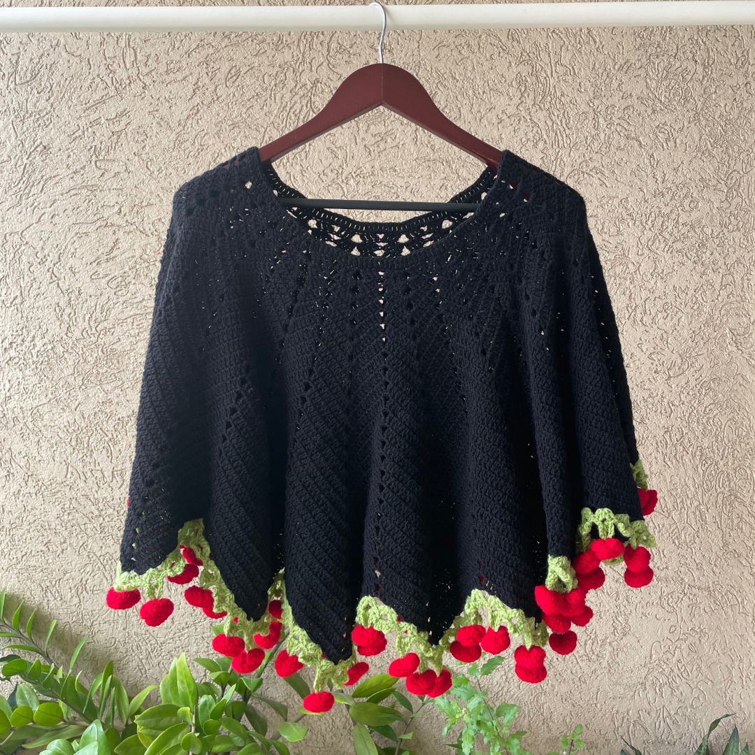 Clothing : Rose Poncho