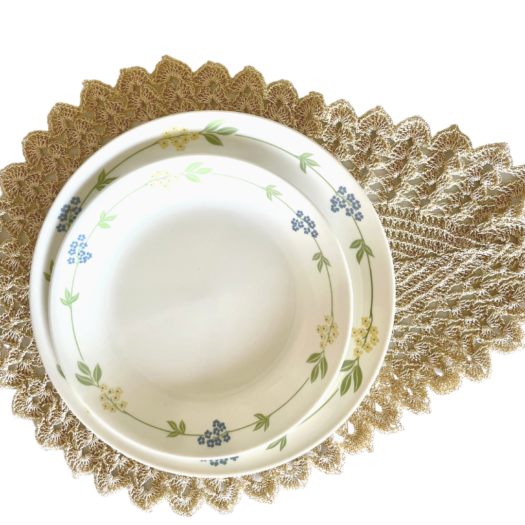 Dining Mat : Golden Drop - Set of 2