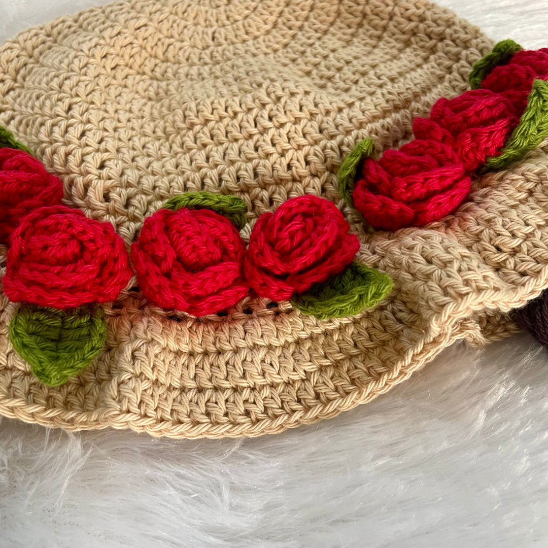 Baby:  Braids & Roses Hat