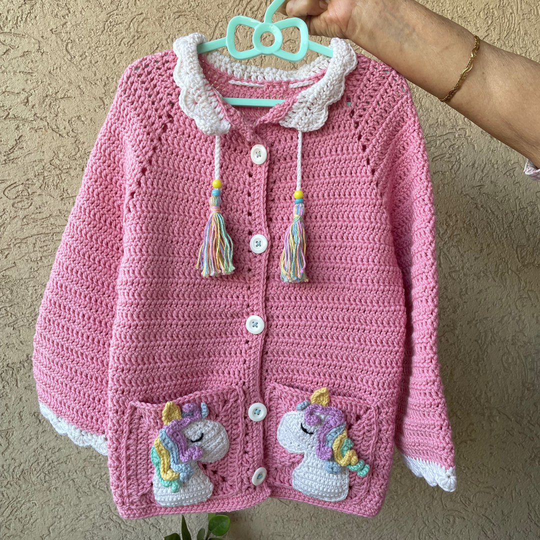 Girls: Unicorn Cardigan