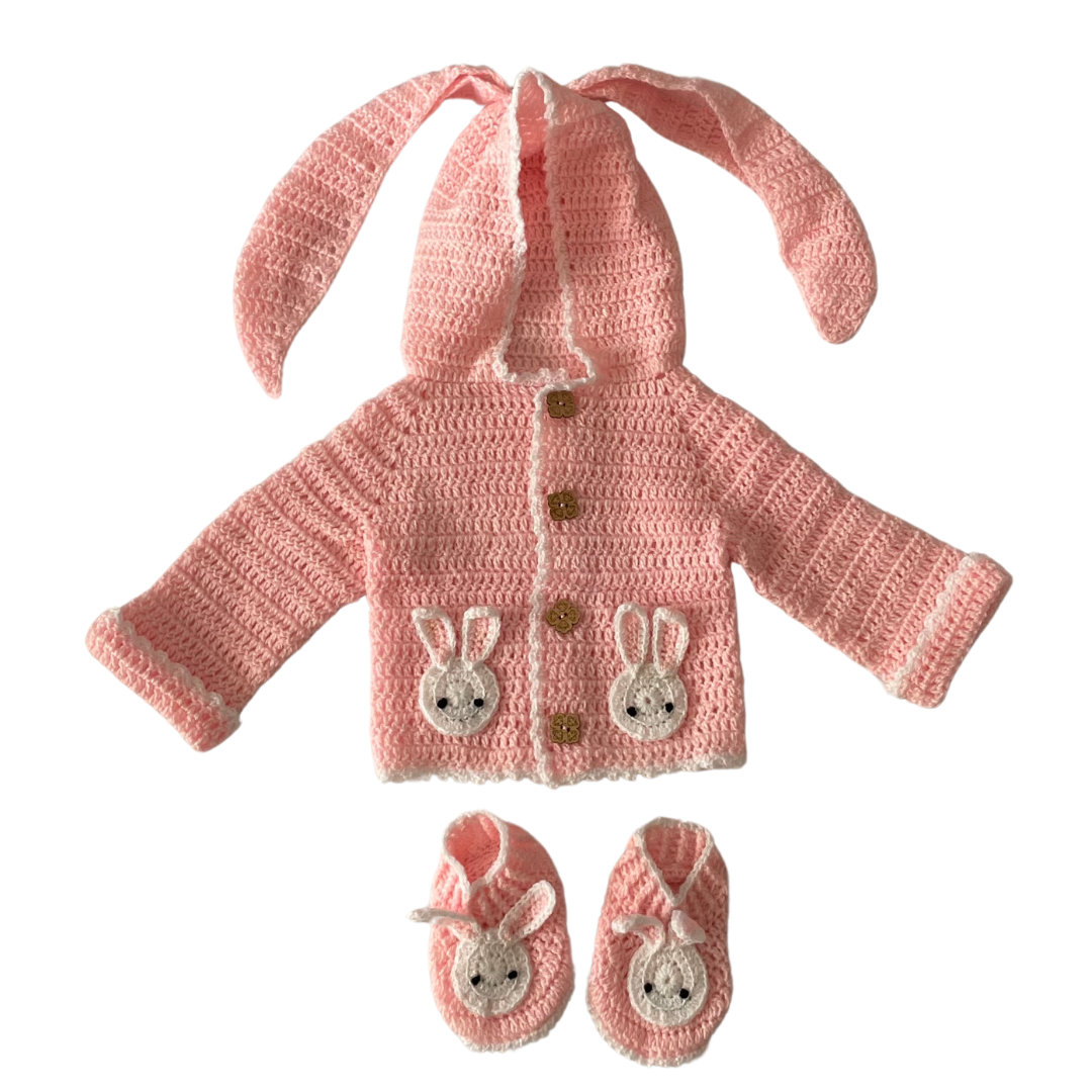 Baby: Bunny Hoodie set