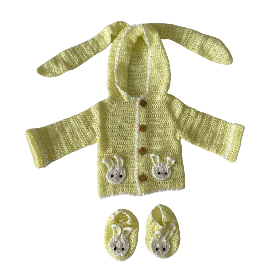 Baby: Bunny Hoodie set