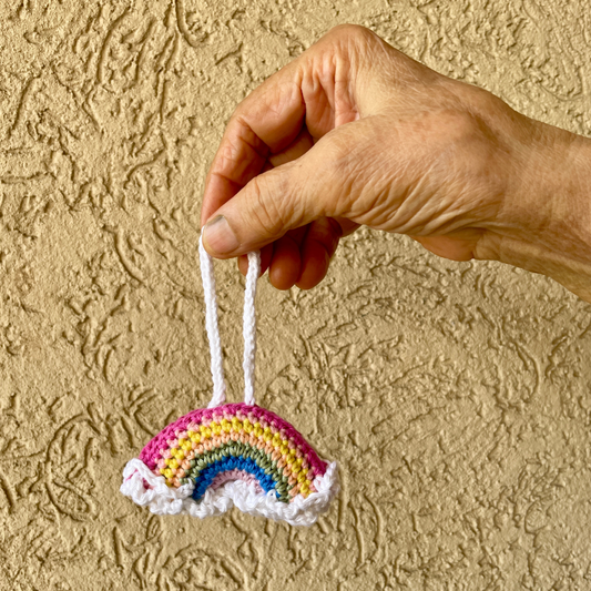 Bag Charm : Cloud Kiss Rainbow