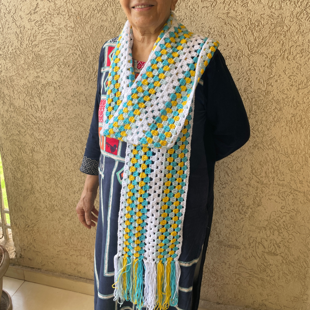 Winter: Granny Charm Muffler