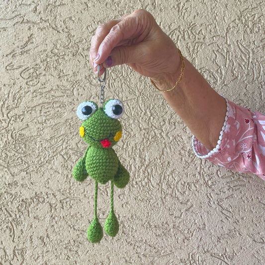 Keychain : Playful Froggy