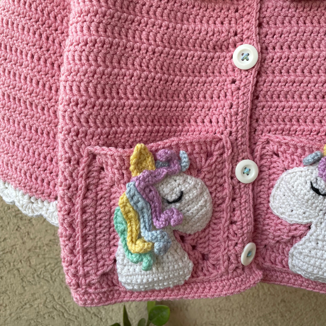 Girls: Unicorn Cardigan