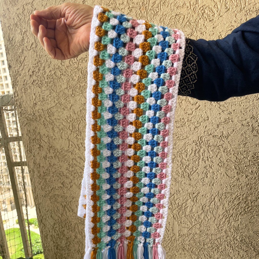 Winter: Granny Charm Muffler