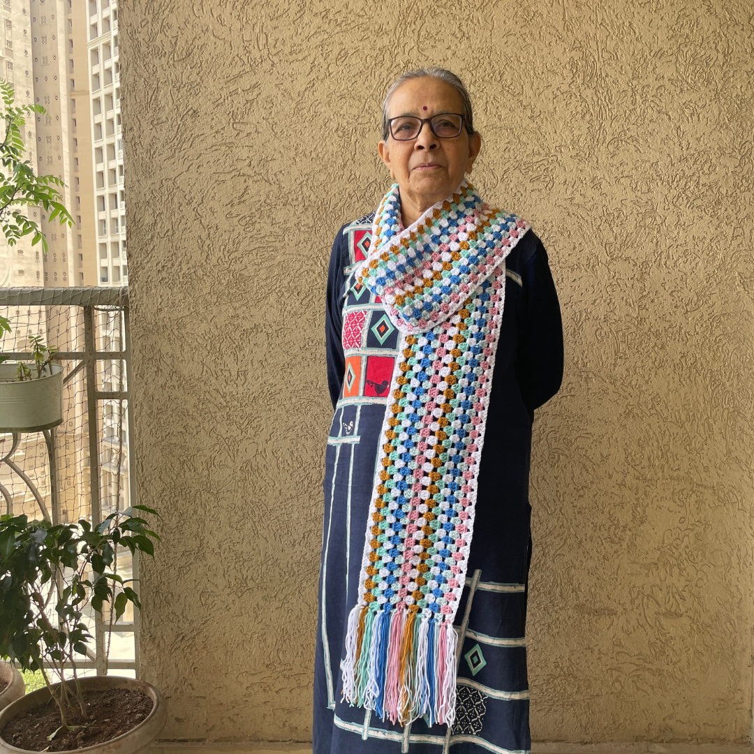 Winter: Granny Charm Muffler