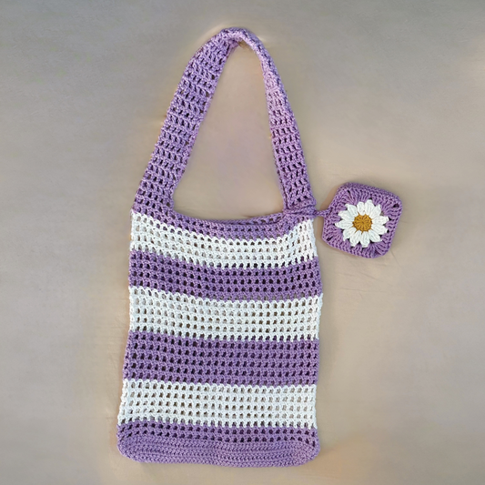 Bag : Striped Mesh