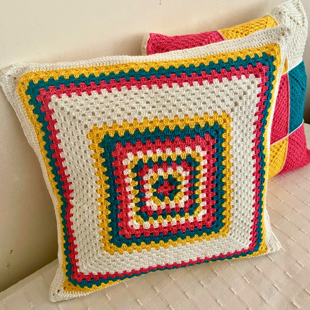 Cushion Cover : Patch & Square Set