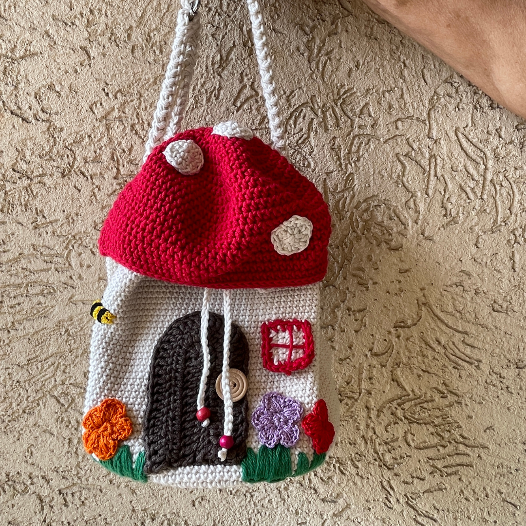 Sling Bag: Mushroom Cottage