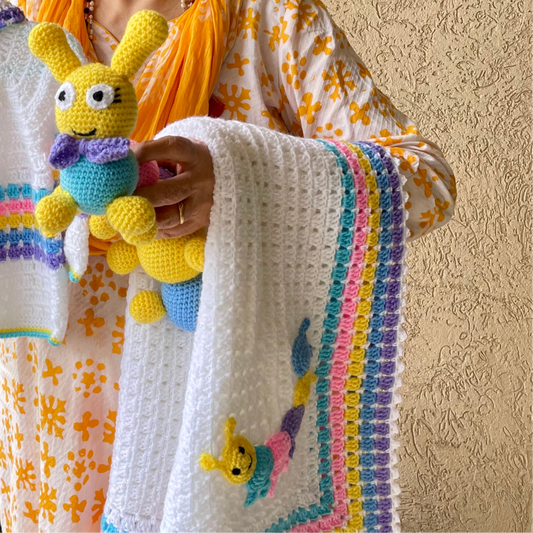Baby: Caterpillar blanket set