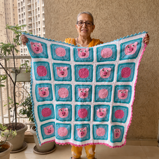 Blanket: Peppa Pig Inspired